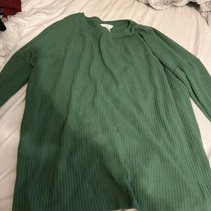 Green sweater